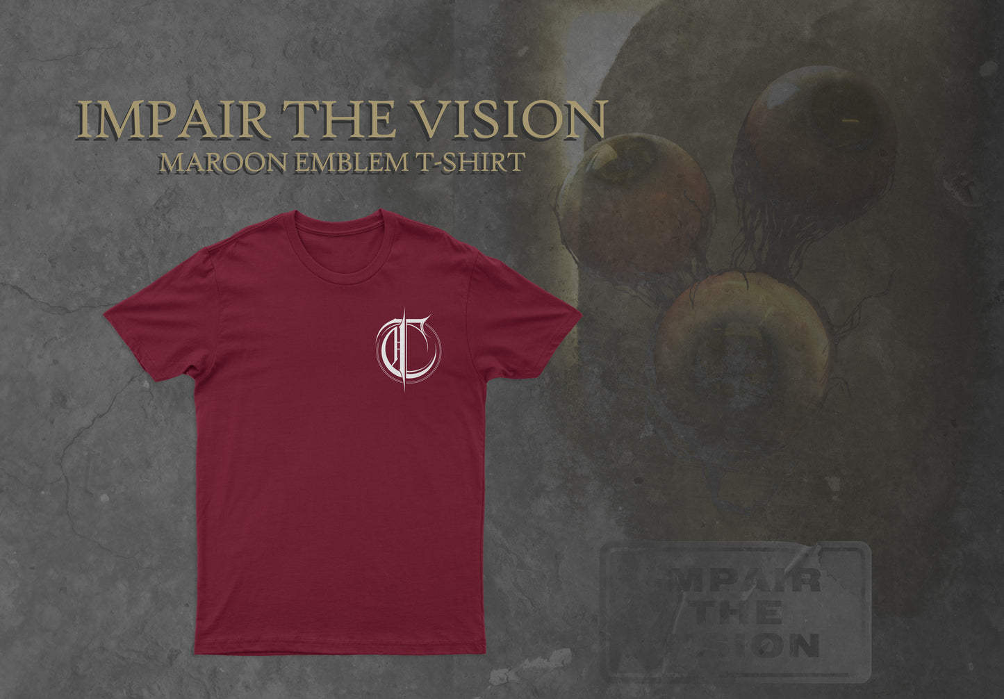 T-Shirt - Emblem Maroon